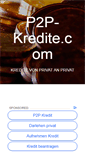 Mobile Screenshot of p2p-kredite.com